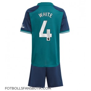 Arsenal Ben White #4 Replika Tredje Tröja Barn 2023-24 Kortärmad (+ Korta byxor)